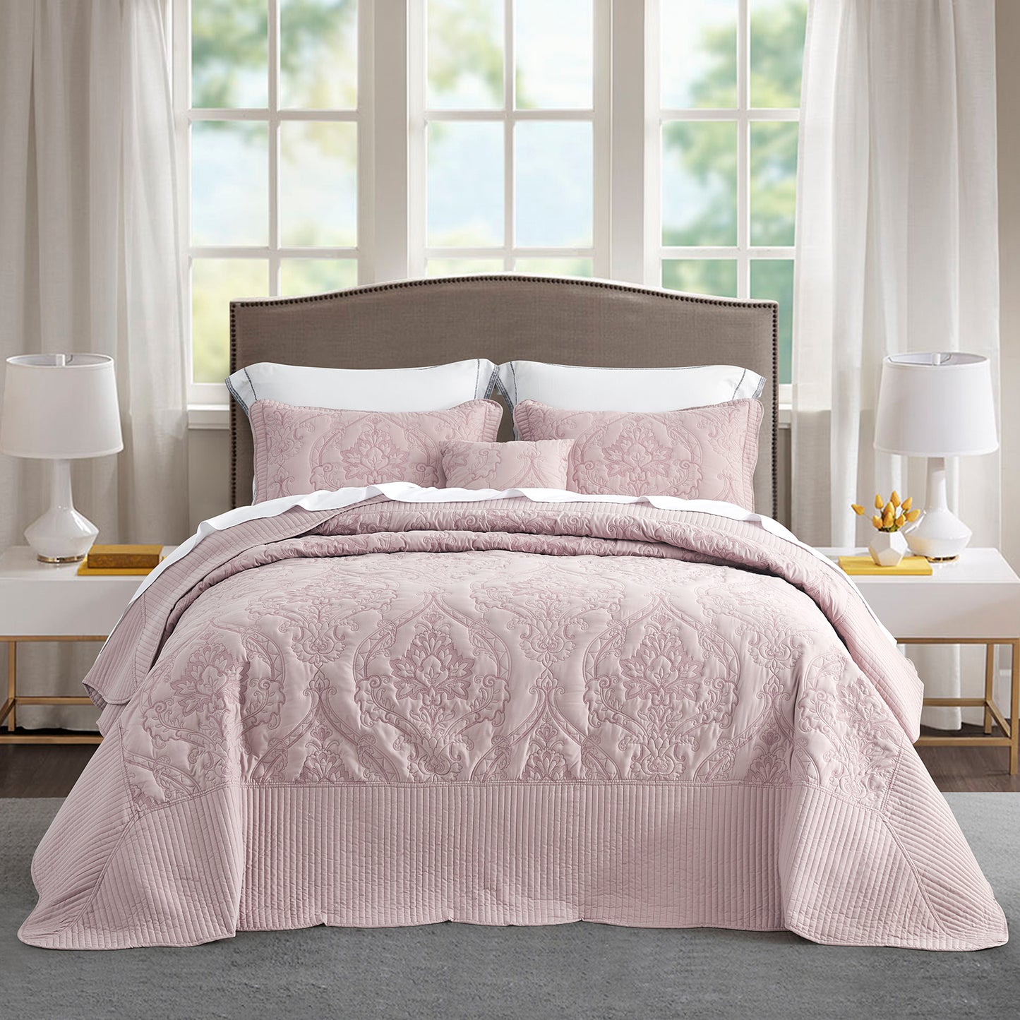 CHIXIN Oversized Bedspread Coverlet Set