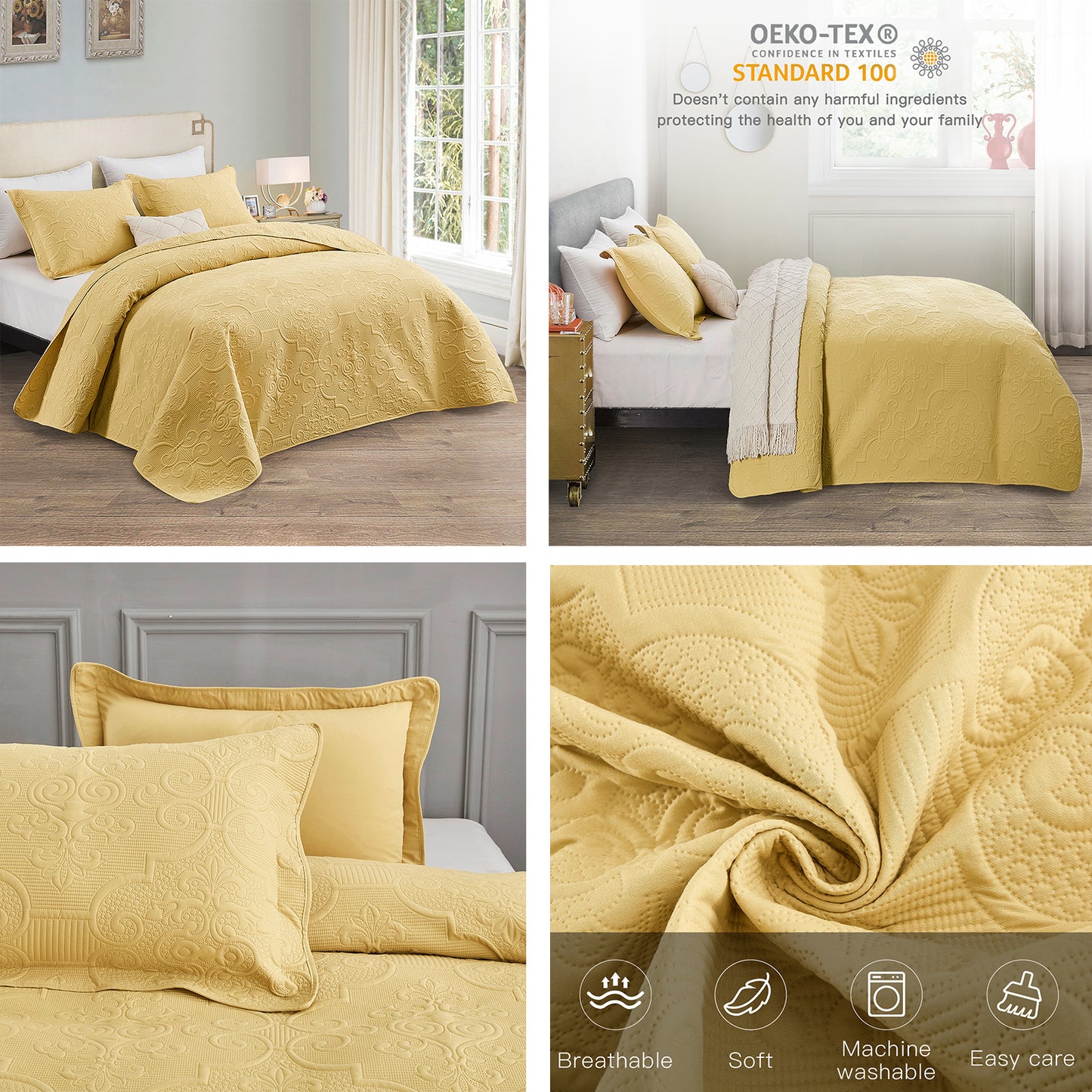 CHIXIN Classic Design Quilt Set