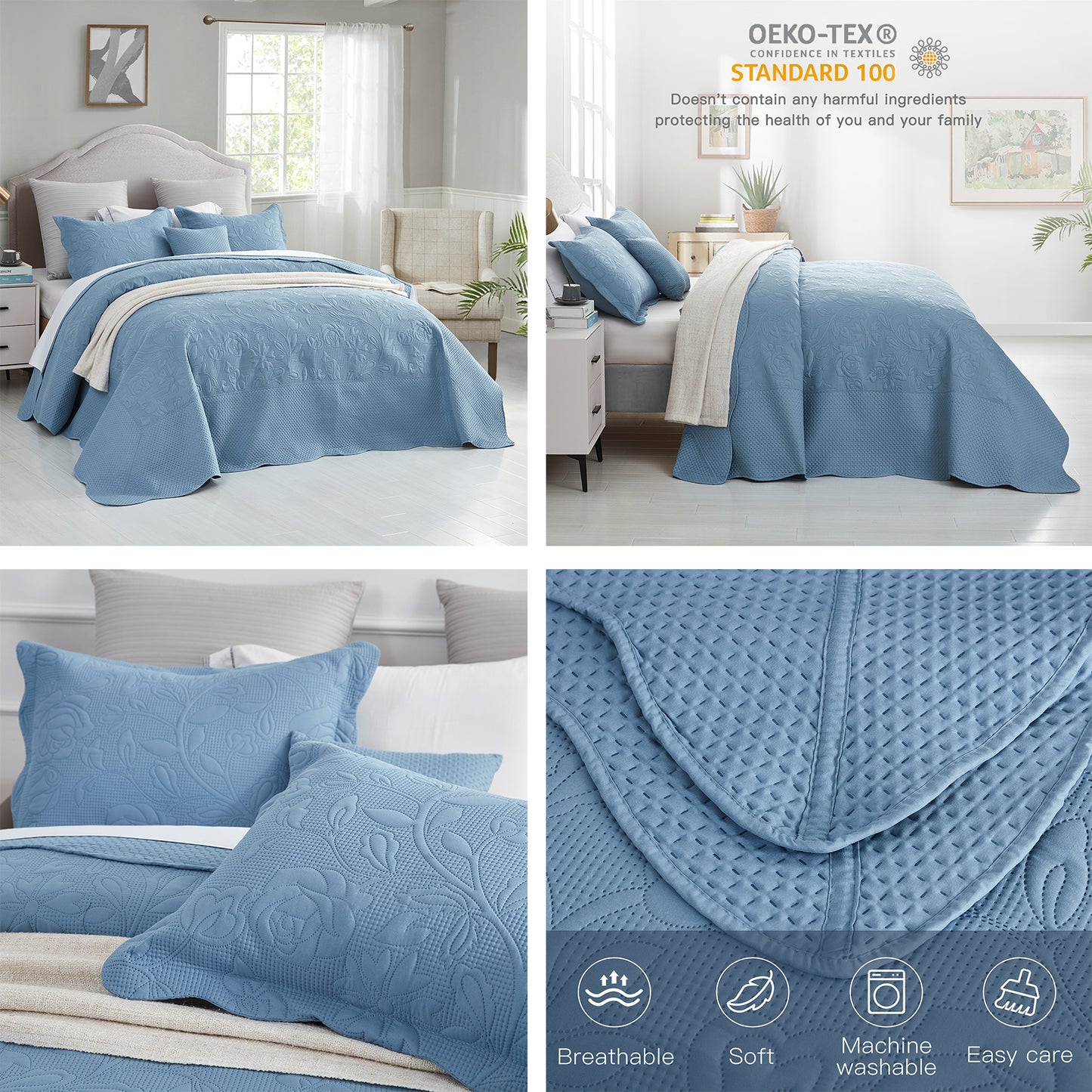 CHIXIN Oversized Bedspread Set