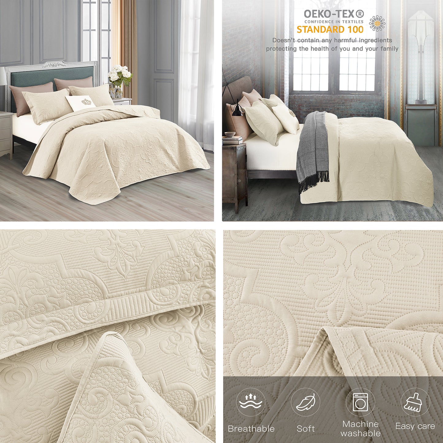 CHIXIN Classic Design Quilt Set