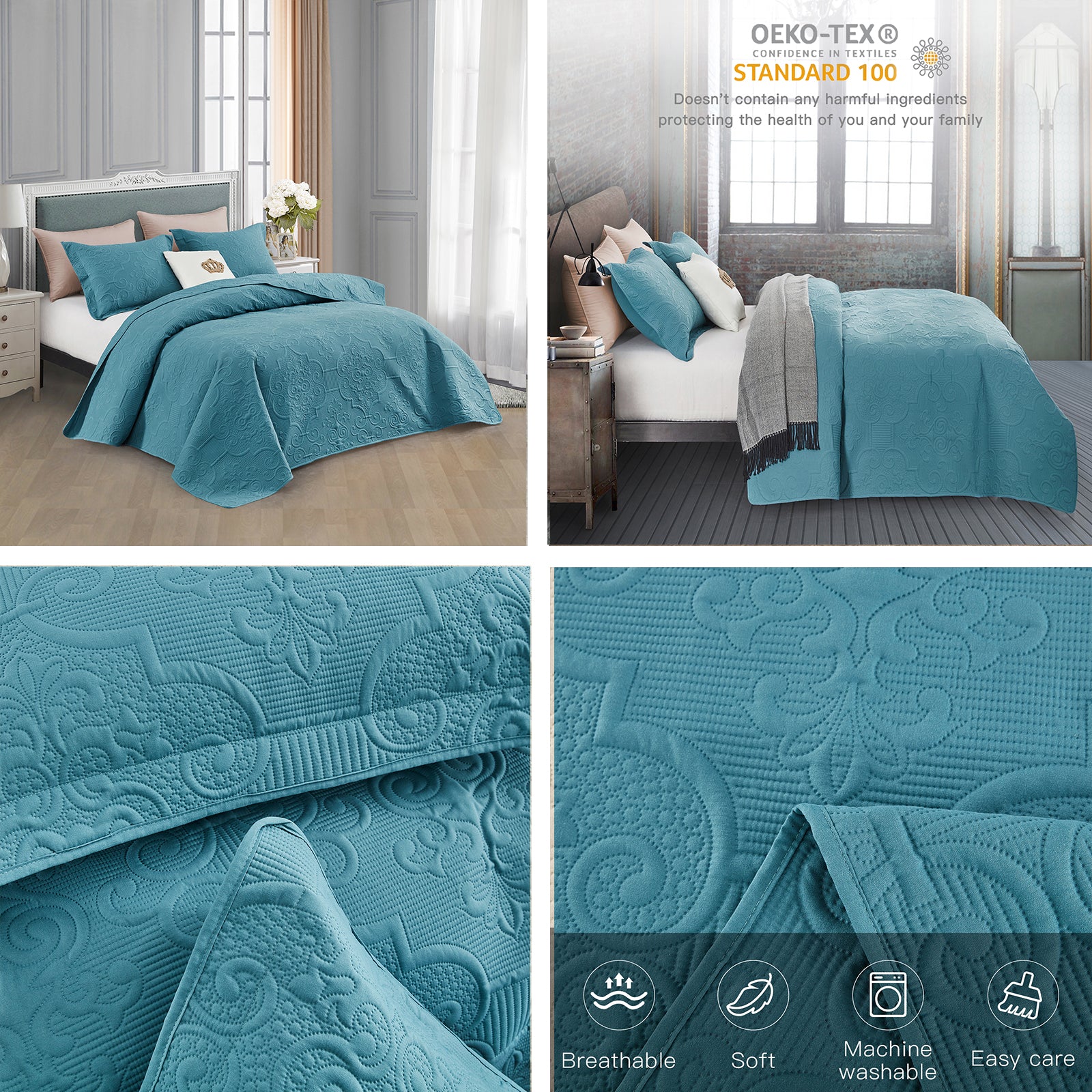 CHIXIN Classic Design Quilt Set