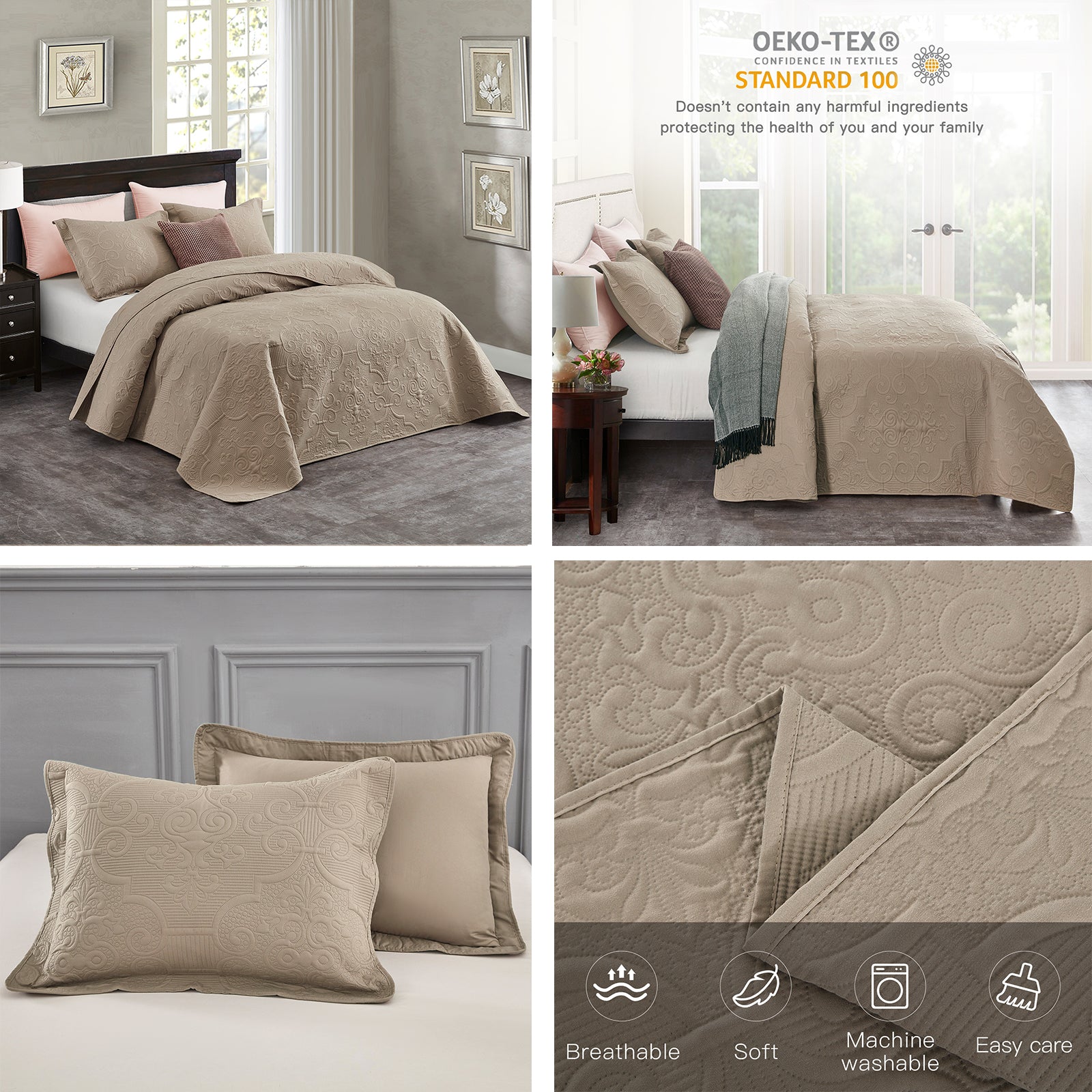 CHIXIN Classic Design Quilt Set