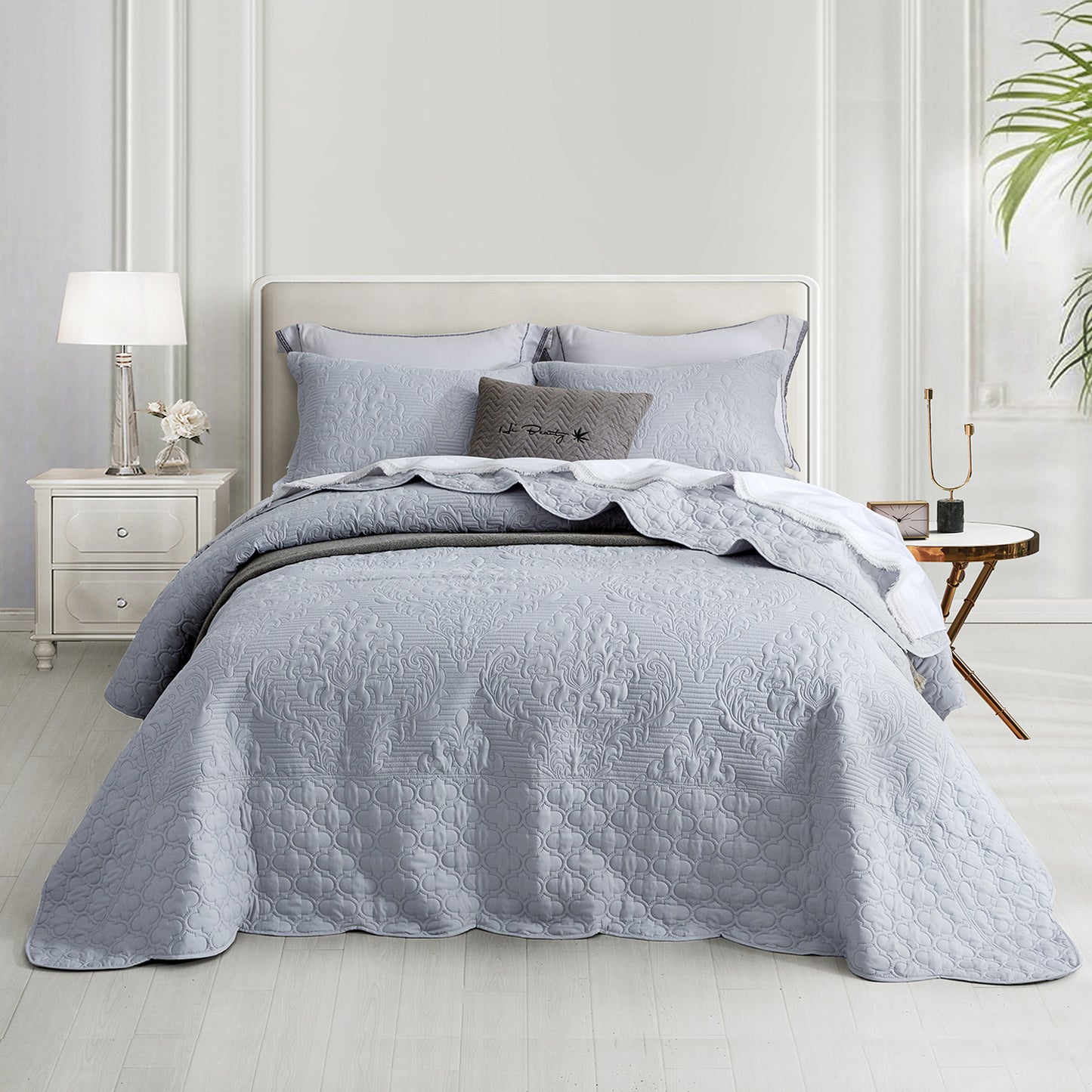 CHIXIN Ultrasonic Bedspread Coverlet Set