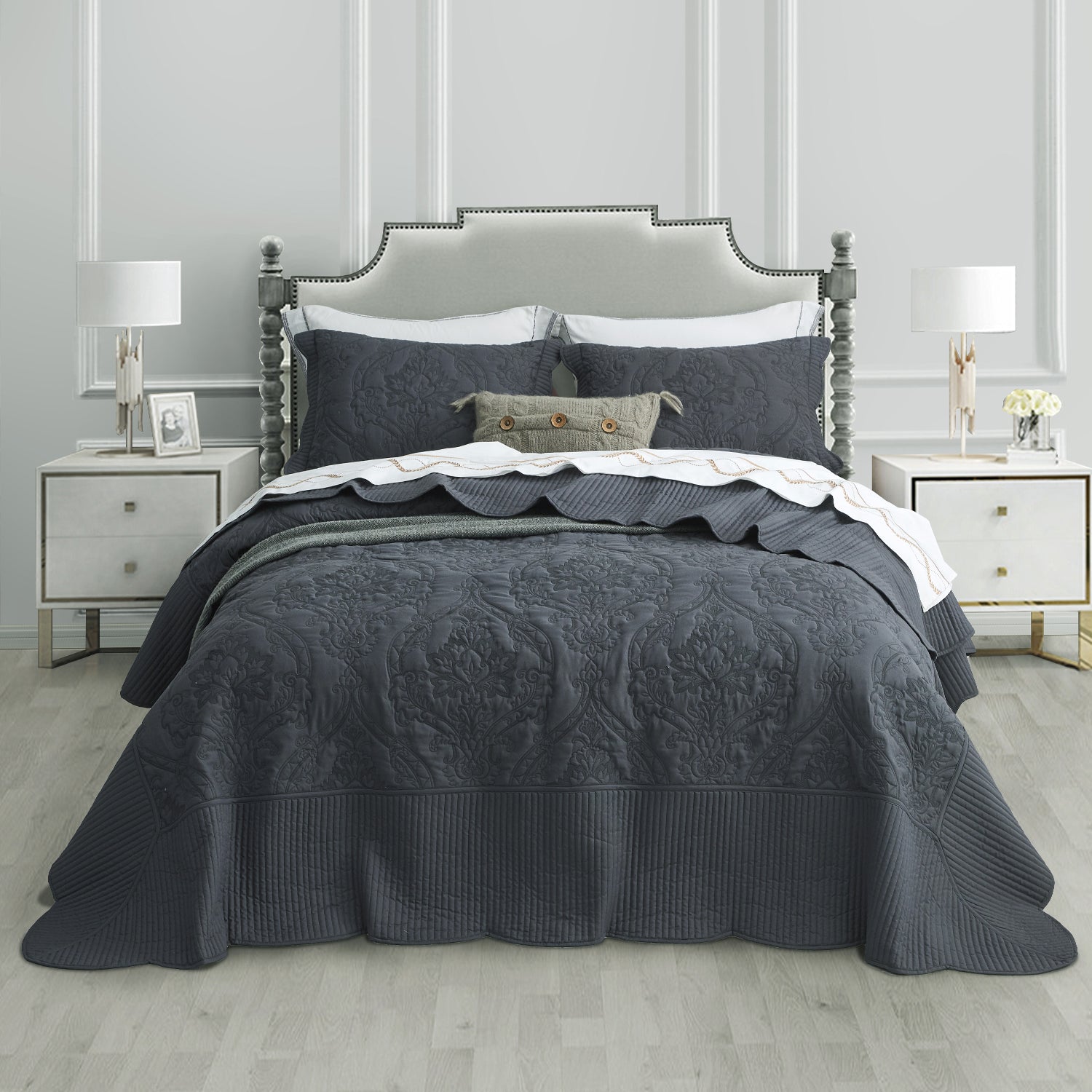 CHIXIN Oversized Bedspread Coverlet Set