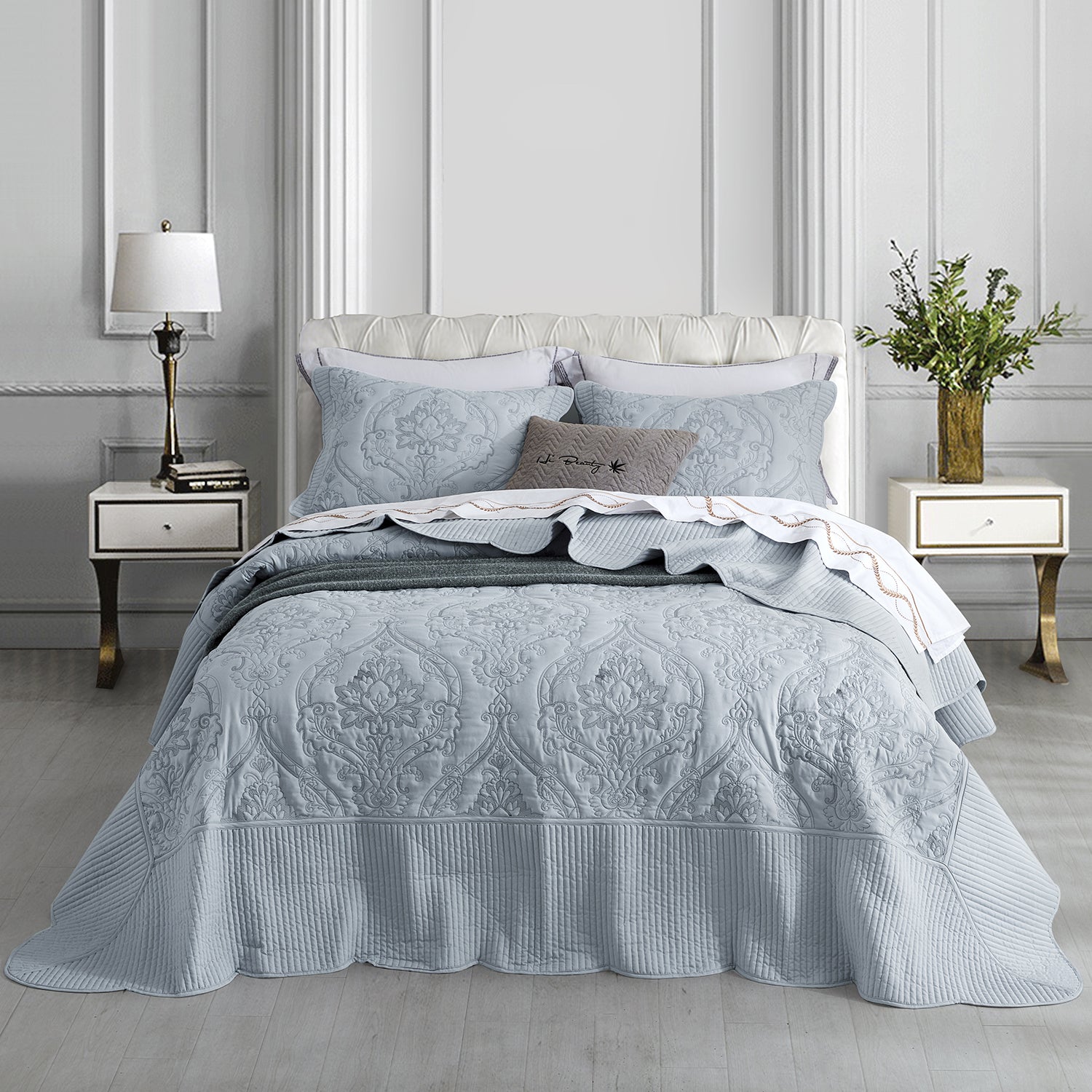 CHIXIN Oversized Bedspread Coverlet Set